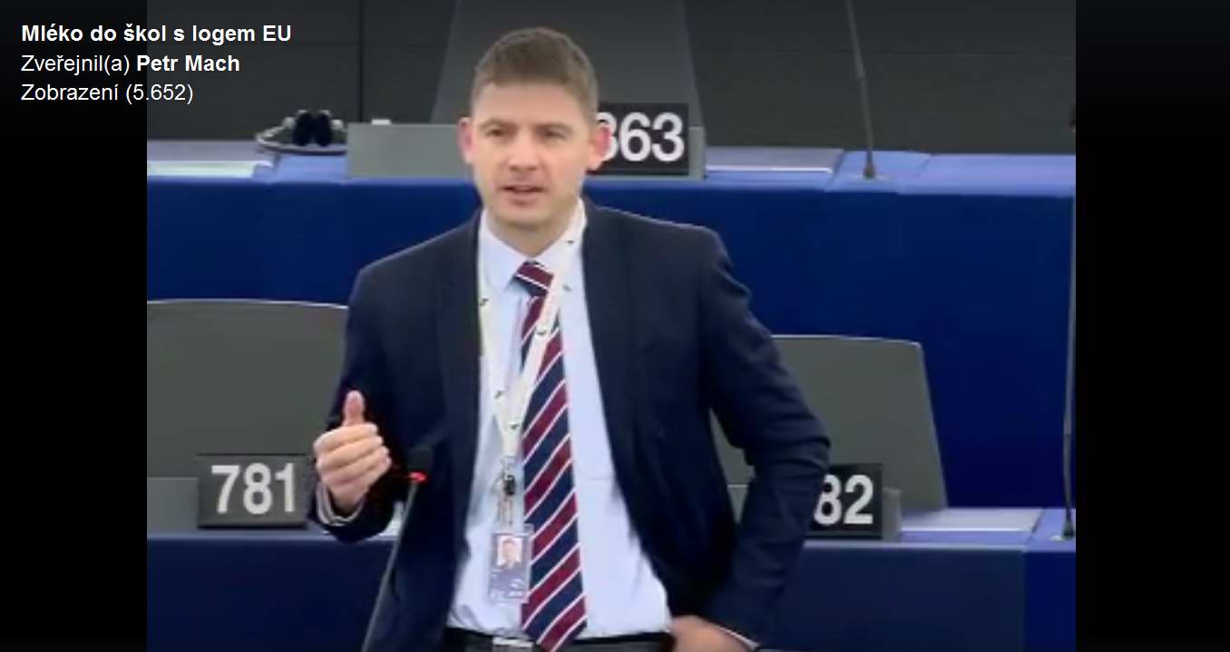 P. Mach v EP: Potřebujeme EU na to, abychom dětem koupili mléko?
