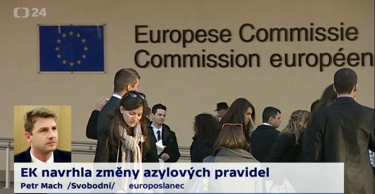 P. Mach k návrhu EK o přerozdělování imigrantů v Bruselu P. Mach k návrhu EK o přerozdělování imigrantů v Bruselu