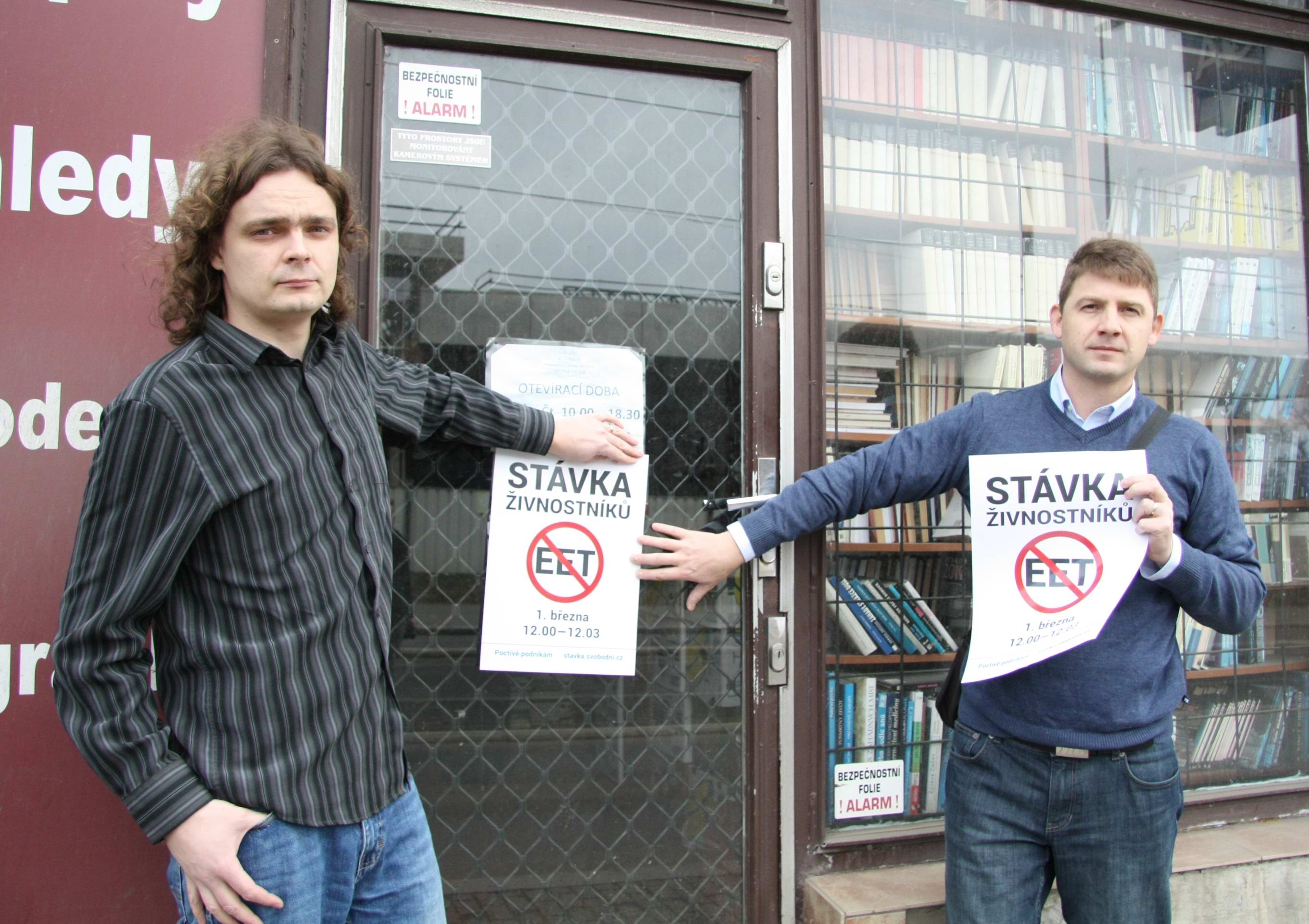 Petr Mach podpořil stávku živnostníků